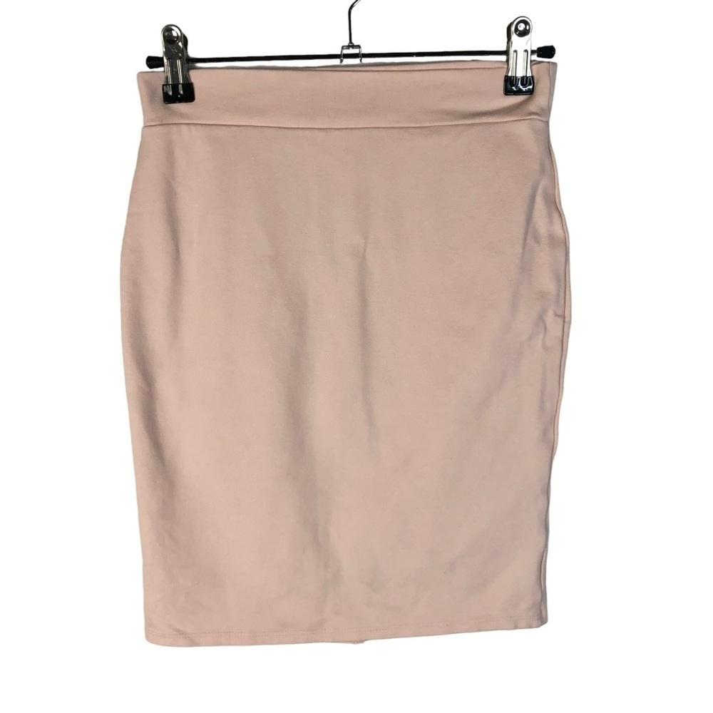 Charlotte Russe Light Blush Pink Bodycon Mini‎ Skirt S